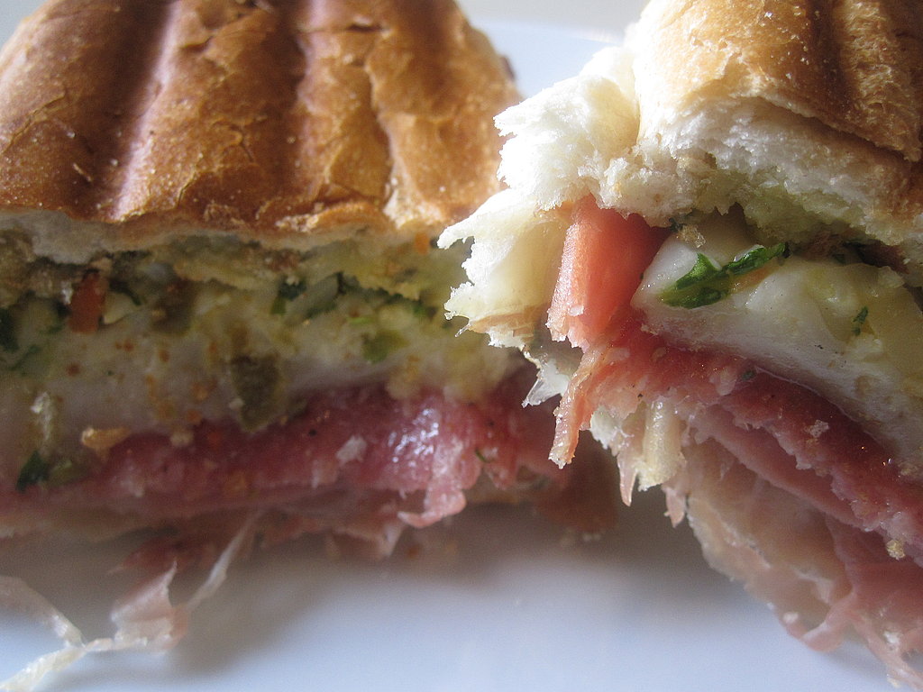 Hot Muffuletta Sandwich Recipe Hot Muffuletta Sandwich Recipe