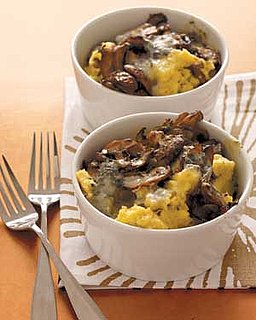 Baked Polenta With Mushrooms Recipe Baked Polenta With Mushrooms Recipe