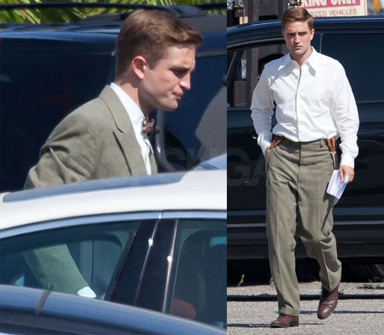 Pictures of Robert Pattinson Filming Water For Elephants at UCLA Pictures of Robert Pattinson Filming Water For Elephants at UCLA