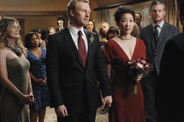 Solo Cristina poteva tirare fuori un abito rosso il giorno delle nozze!
