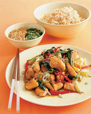 Recipe For Chicken-Sesame Stir-Fry Recipe For Chicken-Sesame Stir-Fry