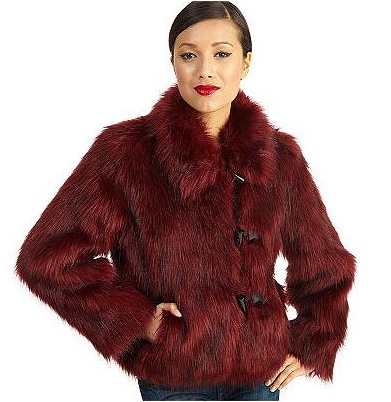 Rachel Zoe Faux Fur Toggle Coat with Wing Collar ($119) Rachel Zoe Faux Fur Toggle Coat with Wing Collar ($119)