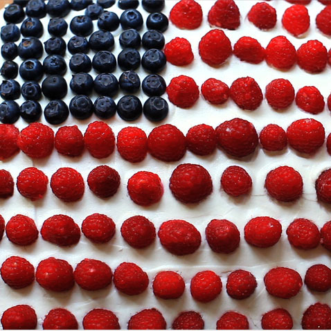 Lazy Girl's Guide to Making a Flag Cake