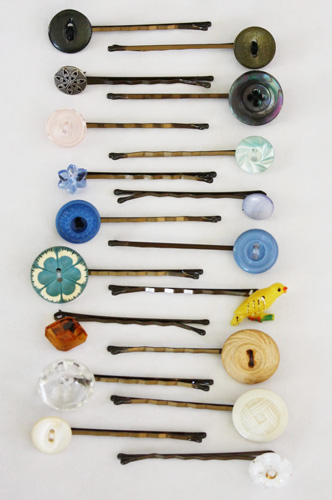 Button Hairpins Button Hairpins
