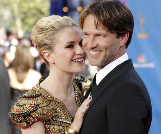 Anna Paquin and Stephen Moyer stepped out together as newlyweds to the 2010 ceremony.
Anna Paquin and Stephen Moyer stepped out together as newlyweds to the 2010 ceremony.