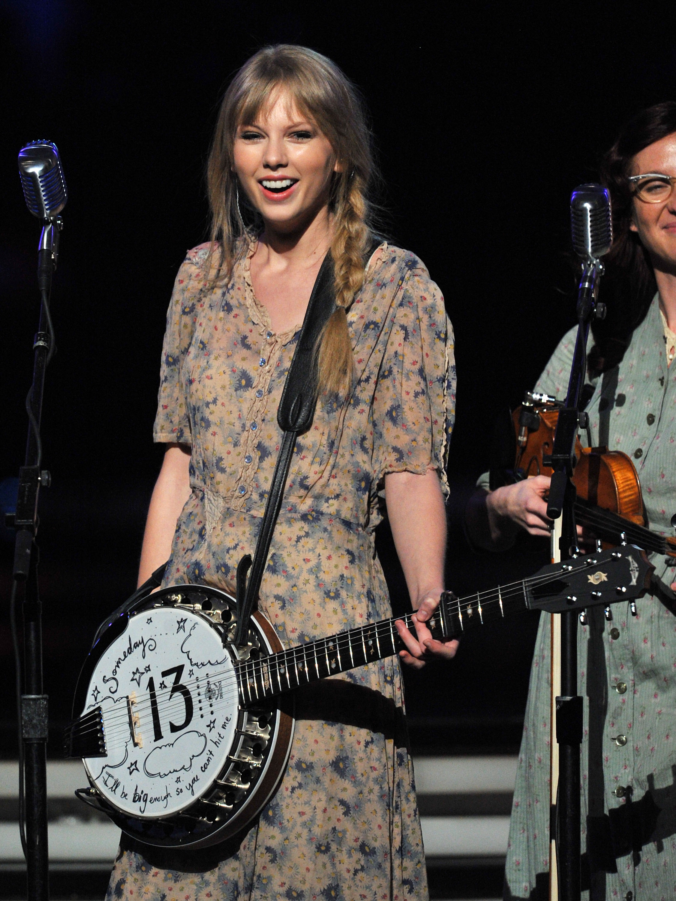 Taylor Swift played the banjo. Adele's Sweep, a Prayer For Whitney