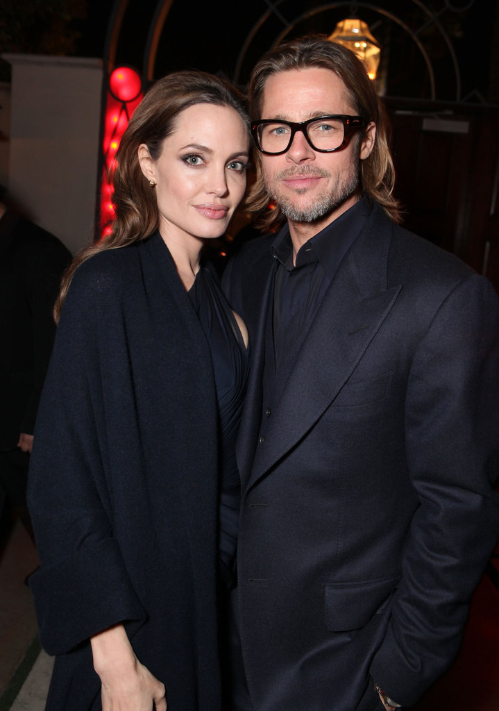 Brad Pitt and Angelina Jolie met up at her December 2011 LA premiere of In the Land of Blood and Honey.
Brad Pitt and Angelina Jolie met up at her December 2011 LA premiere of In the Land of Blood and Honey.