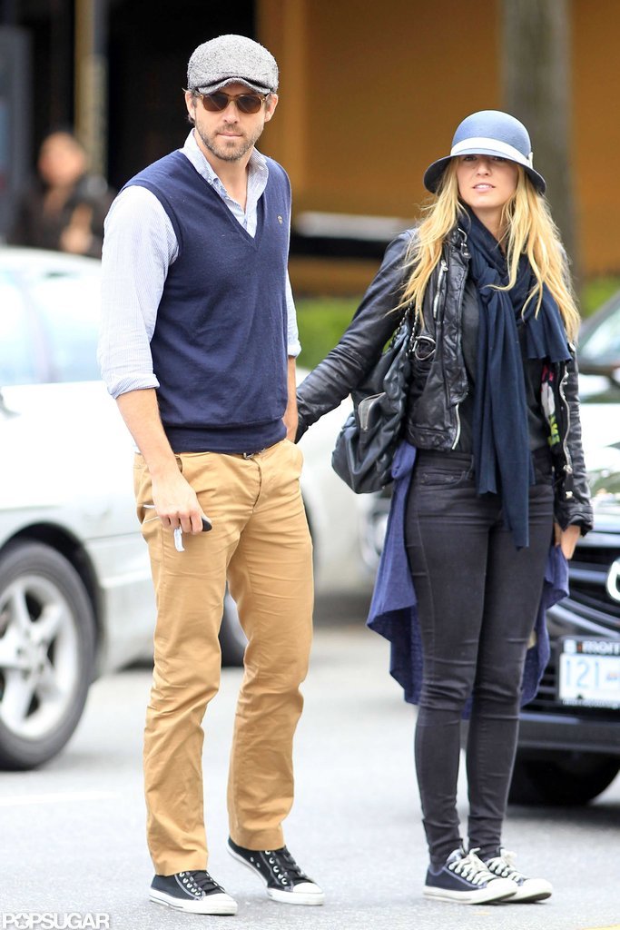 Blake Lively And Ryan Reynolds Pictures In Vancouver Popsugar Celebrity 