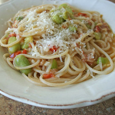 Pancetta and Fava Bean Pasta Pancetta and Fava Bean Pasta