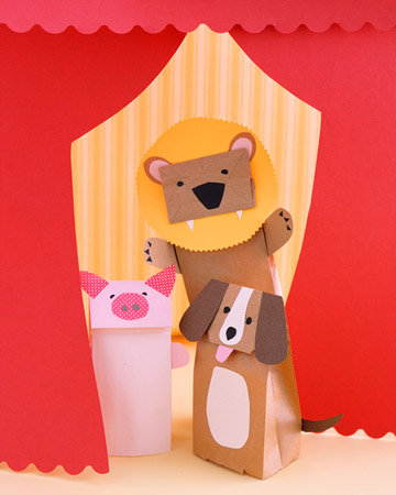 Make Paper-Bag Puppets Make Paper-Bag Puppets