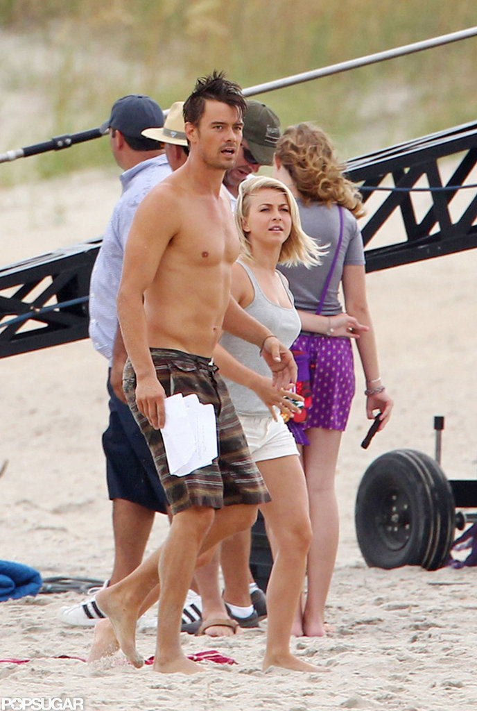 Shirtless Josh Duhamel Filming Safe Haven Pictures POPSUGAR Celebrity