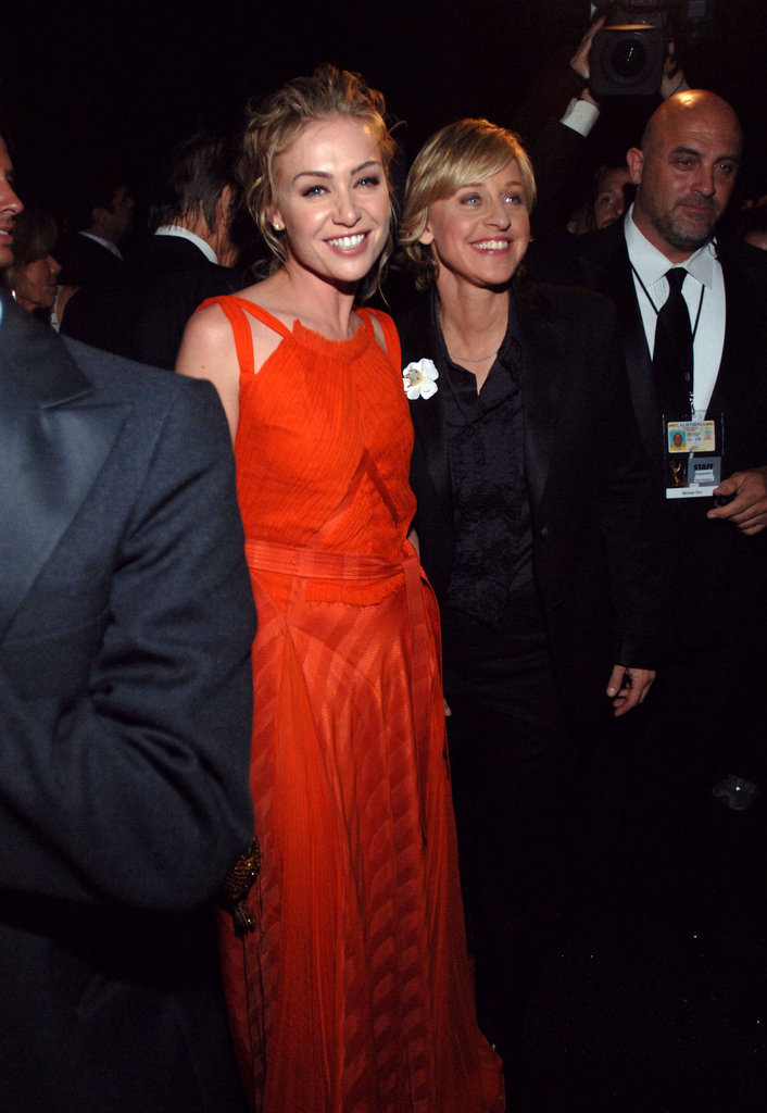 Portia de Rossi accompanied Ellen DeGeneres to the show in 2005.
Portia de Rossi accompanied Ellen DeGeneres to the show in 2005.