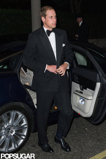 Prince William wore a tux in London. Prince William wore a tux in London.