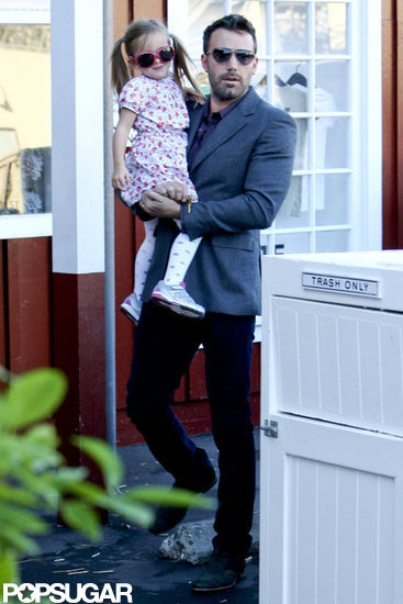 Ben Affleck and Seraphina Match Up For a Morning Run Ben Affleck and Seraphina Match Up For a Morning Run