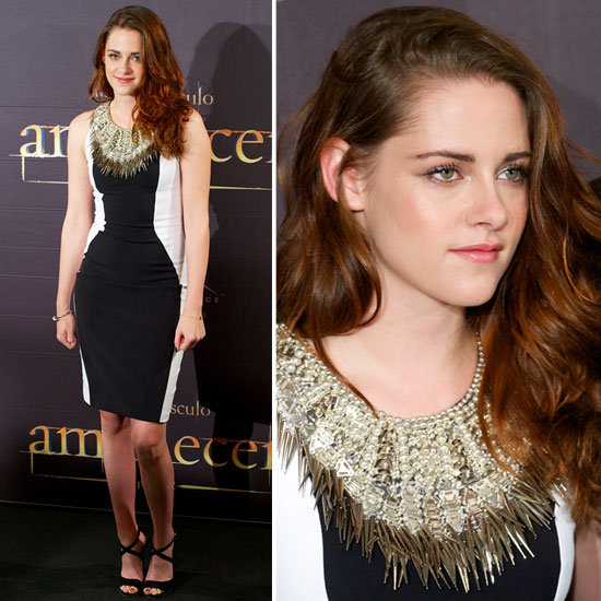 Kristen Stewart Goes Sleek — Not Sheer — For Madrid Photocall Kristen Stewart Goes Sleek — Not Sheer — For Madrid Photocall