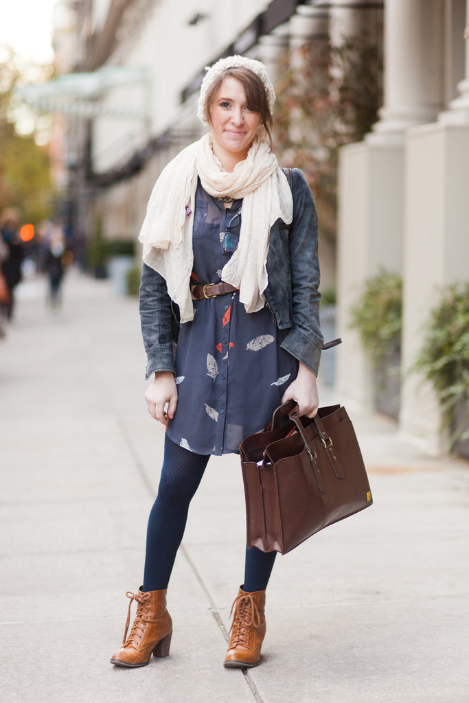 Give your Spring dresses a quick Winter makeover with tights, lace-up booties, and a cozy scarf.
Source: Adam Katz Sinding
Give your Spring dresses a quick Winter makeover with tights, lace-up booties, and a cozy scarf.
Source: Adam Katz Sinding