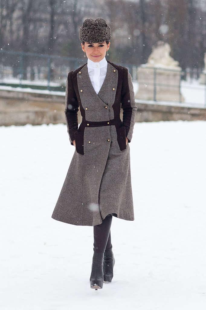 Miroslava Duma channeled Doctor Zhivago in a military coat and fur cossack.
Source: Adam Katz Sinding
Miroslava Duma channeled Doctor Zhivago in a military coat and fur cossack.
Source: Adam Katz Sinding