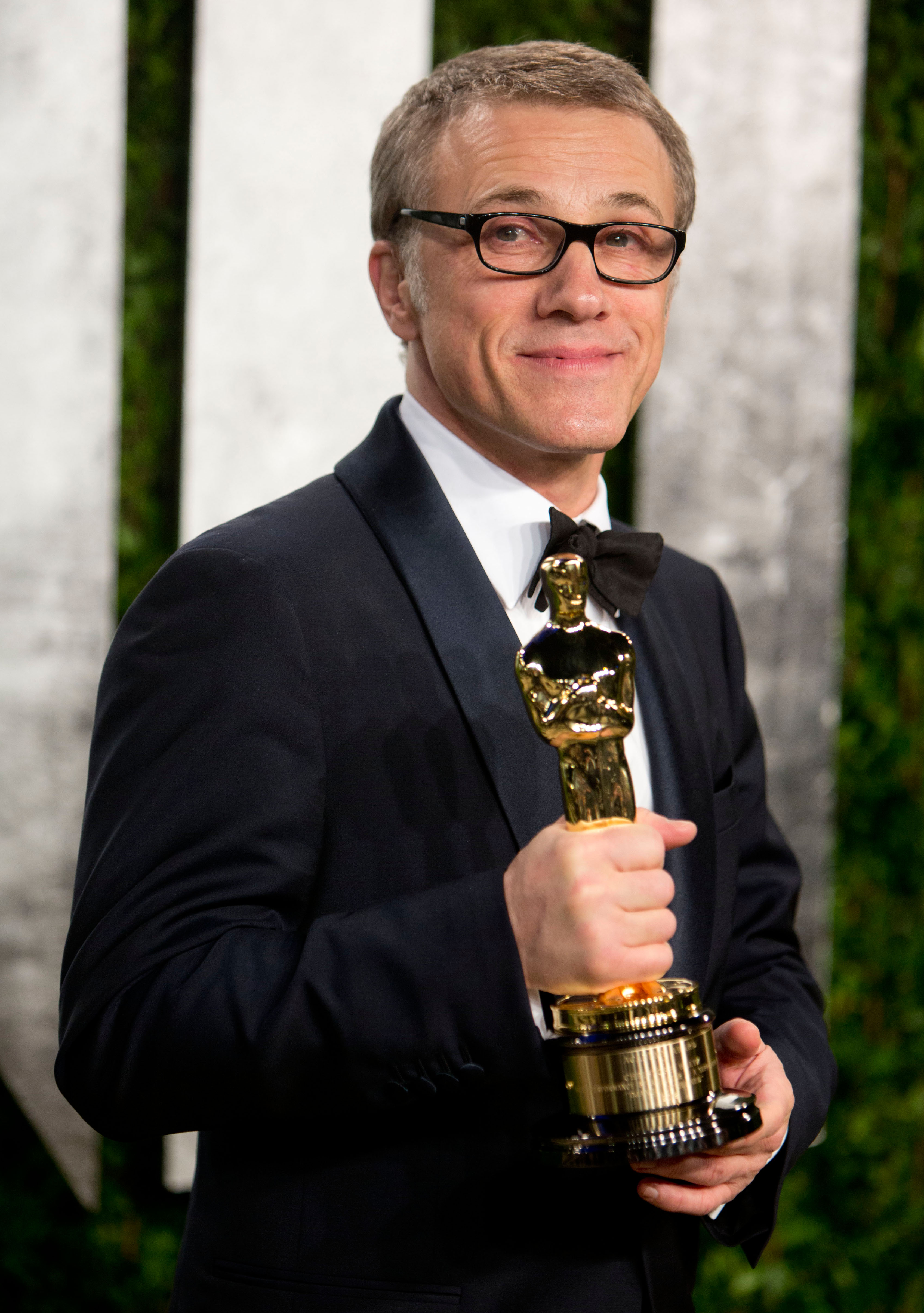 Christoph Waltz Arrived At The Vanity Fair Oscars Party. | Vanity Fair ...