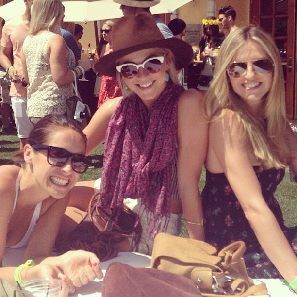Julianne Hough hung out with friends on the grounds before the Neon Carnival party on Saturday.
Source: Instagram user juleshough
Julianne Hough hung out with friends on the grounds before the Neon Carnival party on Saturday.
Source: Instagram user juleshough