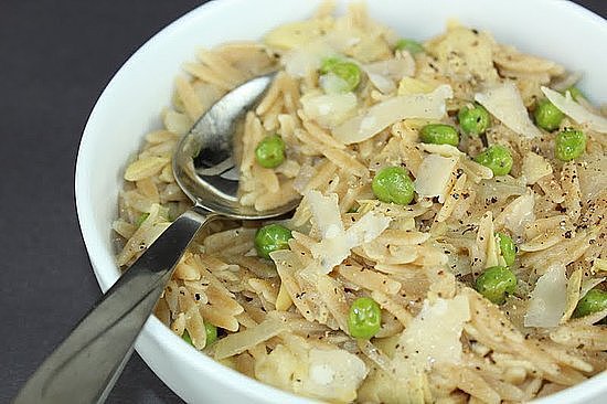 Whole Wheat Orzo With Artichokes and Peas Whole Wheat Orzo With Artichokes and Peas