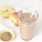 Apple Flaxseed Cinnamon Smoothie Recipe Apple Flaxseed Cinnamon Smoothie Recipe