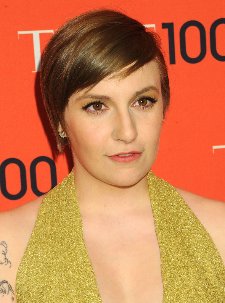 Lena Dunham shocked Girls fans when she opted for this pixie cut between seasons.
Lena Dunham shocked Girls fans when she opted for this pixie cut between seasons.