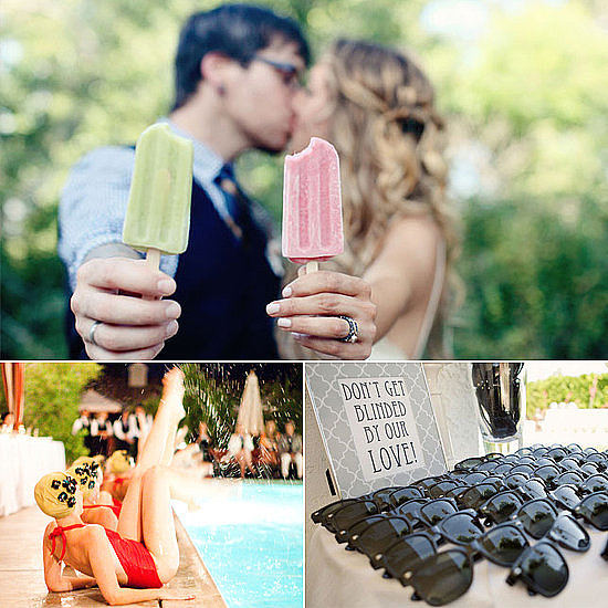 Summer is a popular season for weddings thanks to its sunny days and warm evenings, and POPSUGAR Love & Sex has some fun and creative ways to cool off your wedding guests this Summer!
Summer is a popular season for weddings thanks to its sunny days and warm evenings, and POPSUGAR Love & Sex has some fun and creative ways to cool off your wedding guests this Summer!