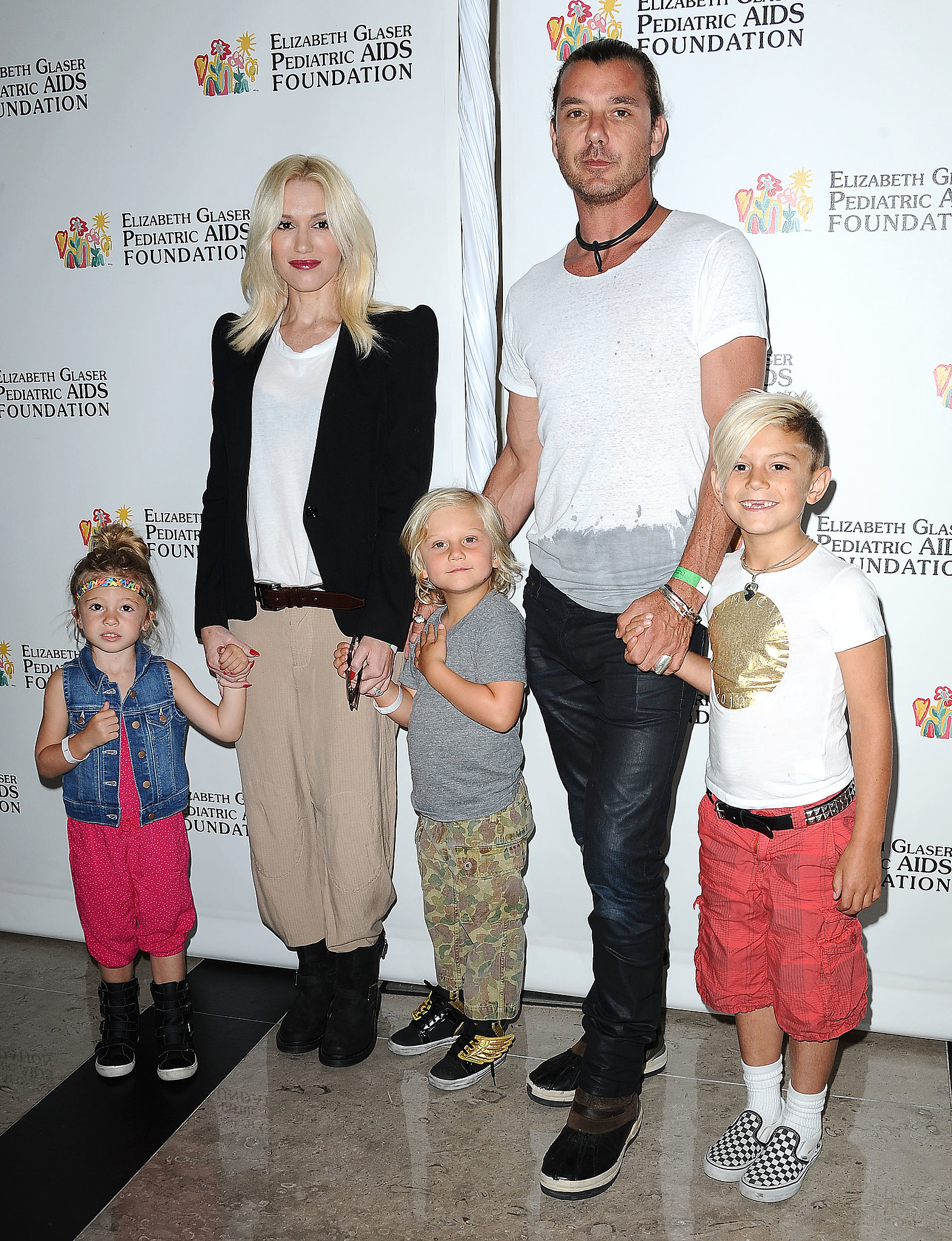 Gwen Stefani and Gavin Rossdale attended the event with their Gwen
