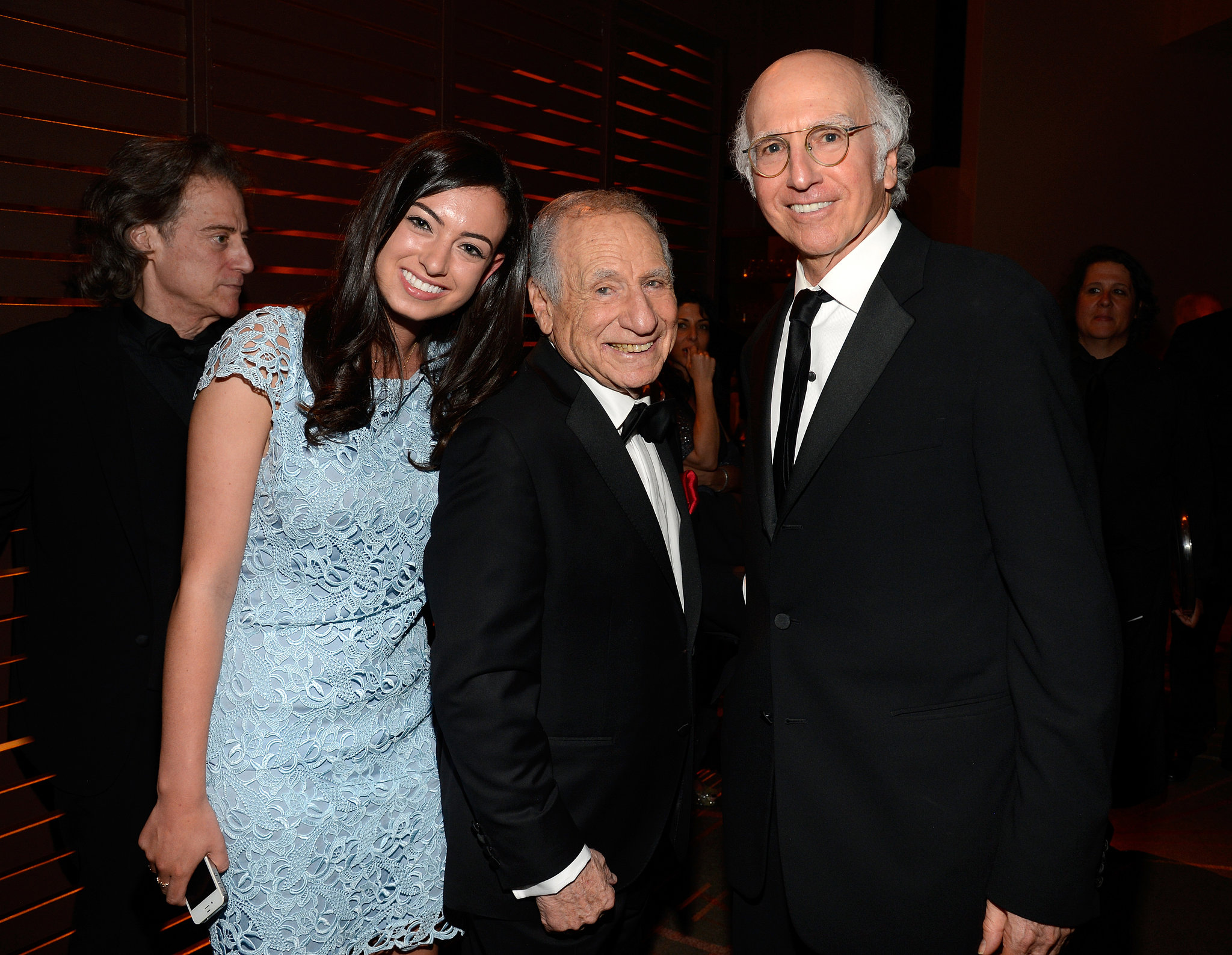 Larry David also brought his daughter Cazzie David as his date to the