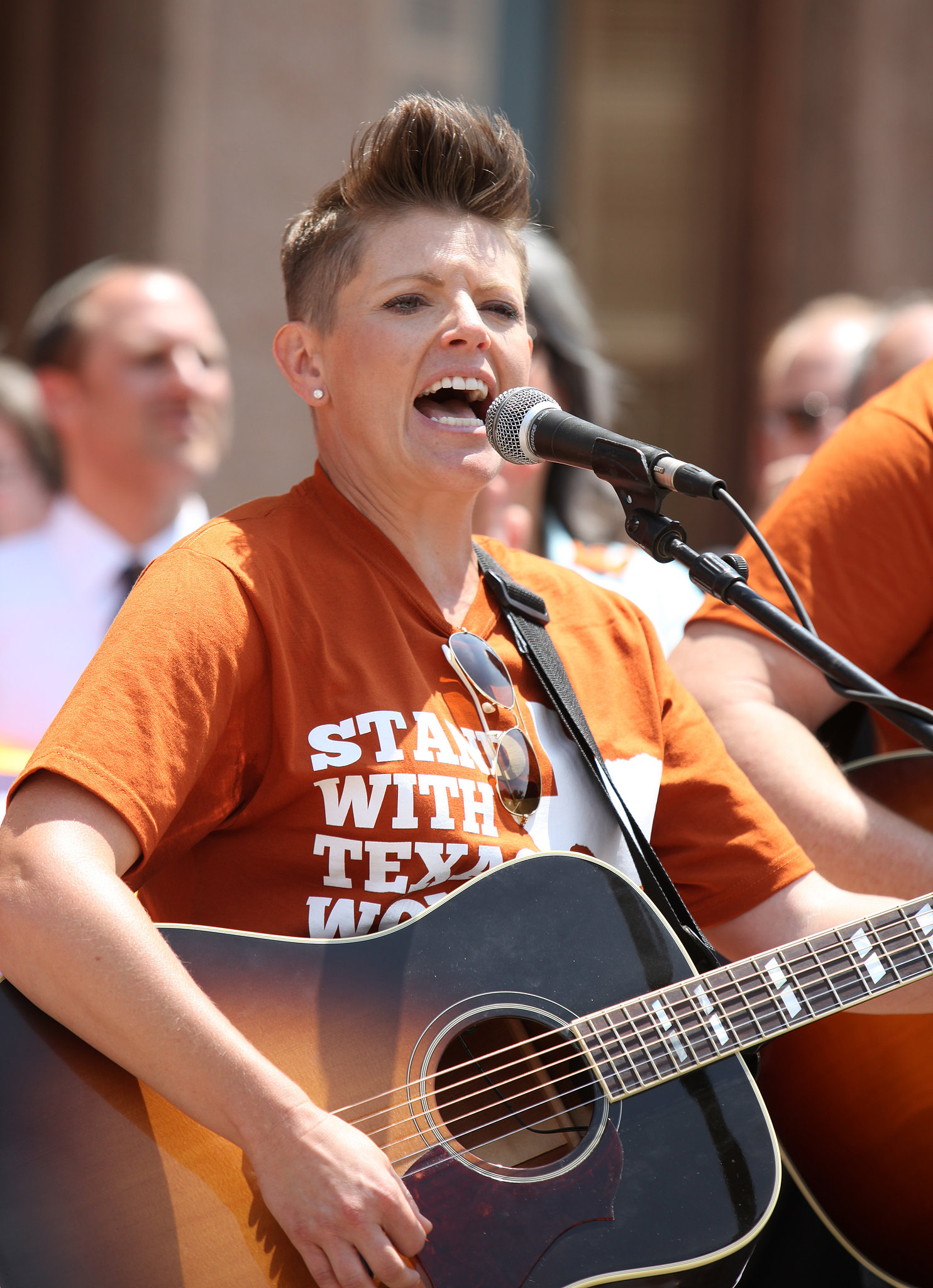 Natalie Maines of The Dixie Chicks performed the national anthem. | The ...