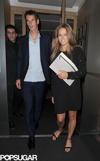 Kim Sears and Andy Murray dined at Nobu with his mother, Judy Murray. Kim Sears and Andy Murray dined at Nobu with his mother, Judy Murray.