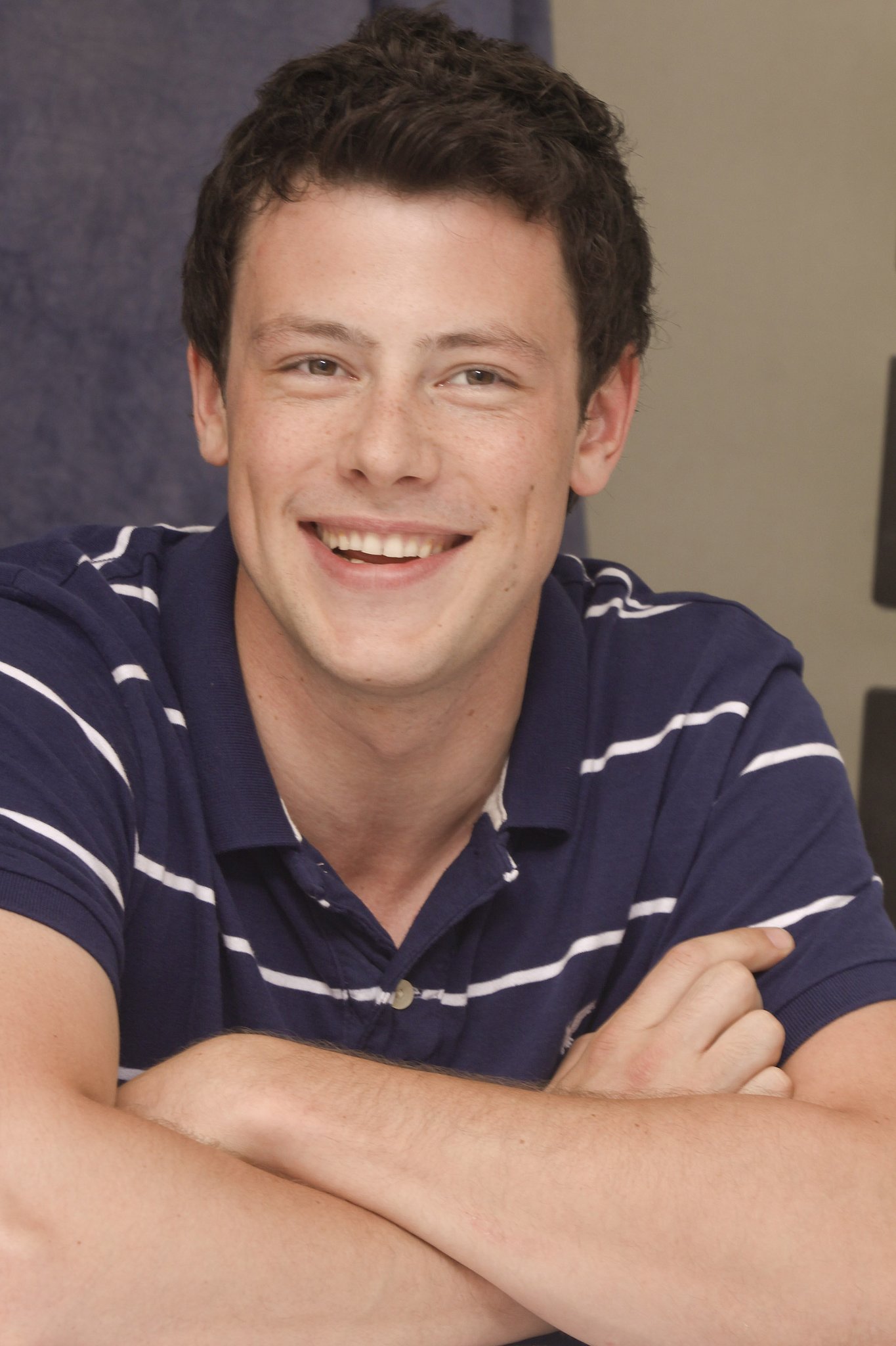 In July 2009 Cory Monteith posed for a portrait session in Hollywood