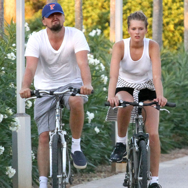 Leonardo DiCaprio Riding Bikes Leonardo DiCaprio Riding Bikes