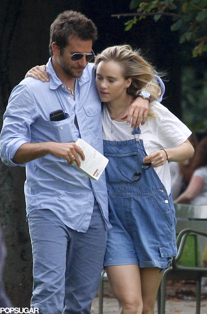 Bradley Cooper And Suki Waterhouse In Paris Popsugar Celebrity 