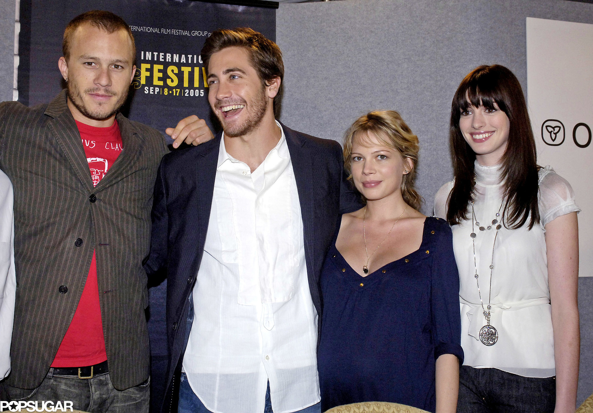 The cast of Brokeback Mountain, Jake Gyllenhaal, Anne Hathaway