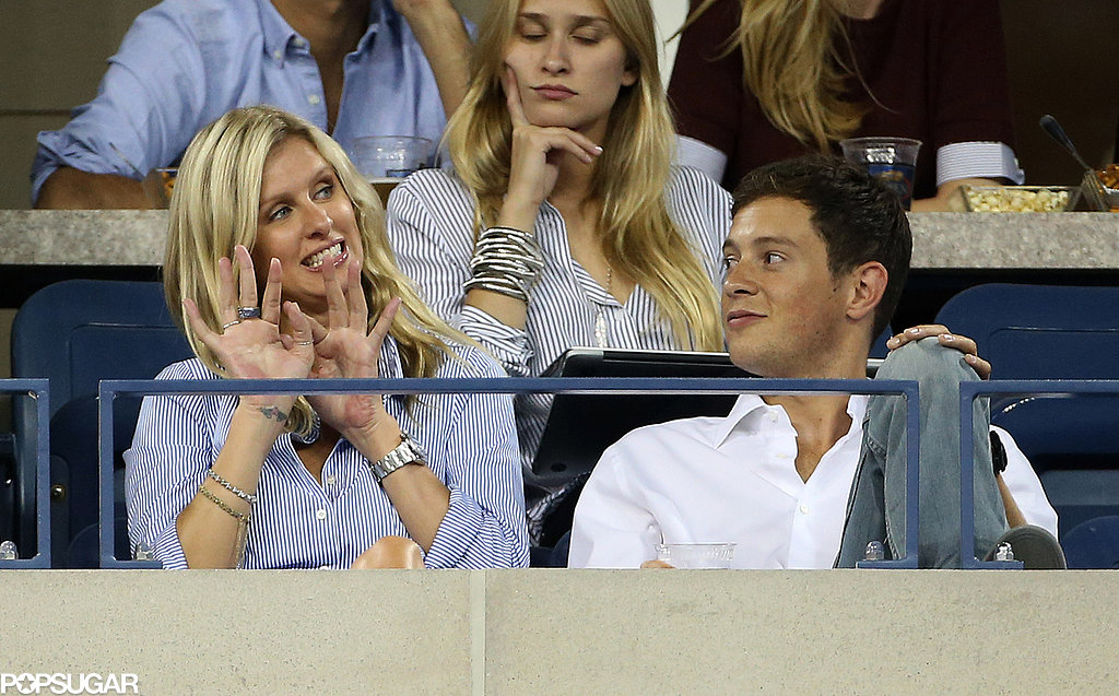 Nicky Hilton gave a wave from her seat with her boyfriend, James Rothschild.
Nicky Hilton gave a wave from her seat with her boyfriend, James Rothschild.