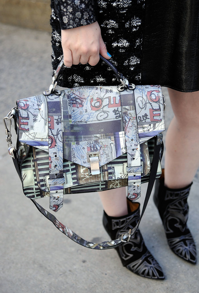 We can't decide what we love more, those Isabel Marant boots or that Proenza Schouler bag.
We can't decide what we love more, those Isabel Marant boots or that Proenza Schouler bag.