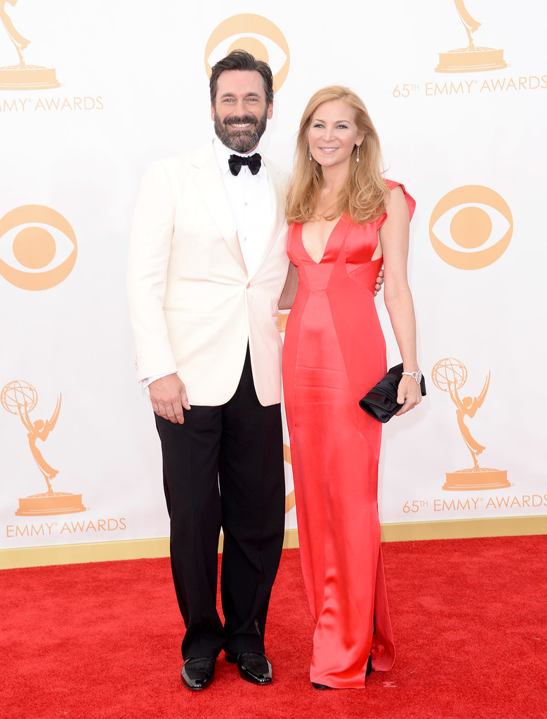 Jon Hamm and Jennifer Westfeldt stepped out for the 2013 Emmy Awards.
Jon Hamm and Jennifer Westfeldt stepped out for the 2013 Emmy Awards.