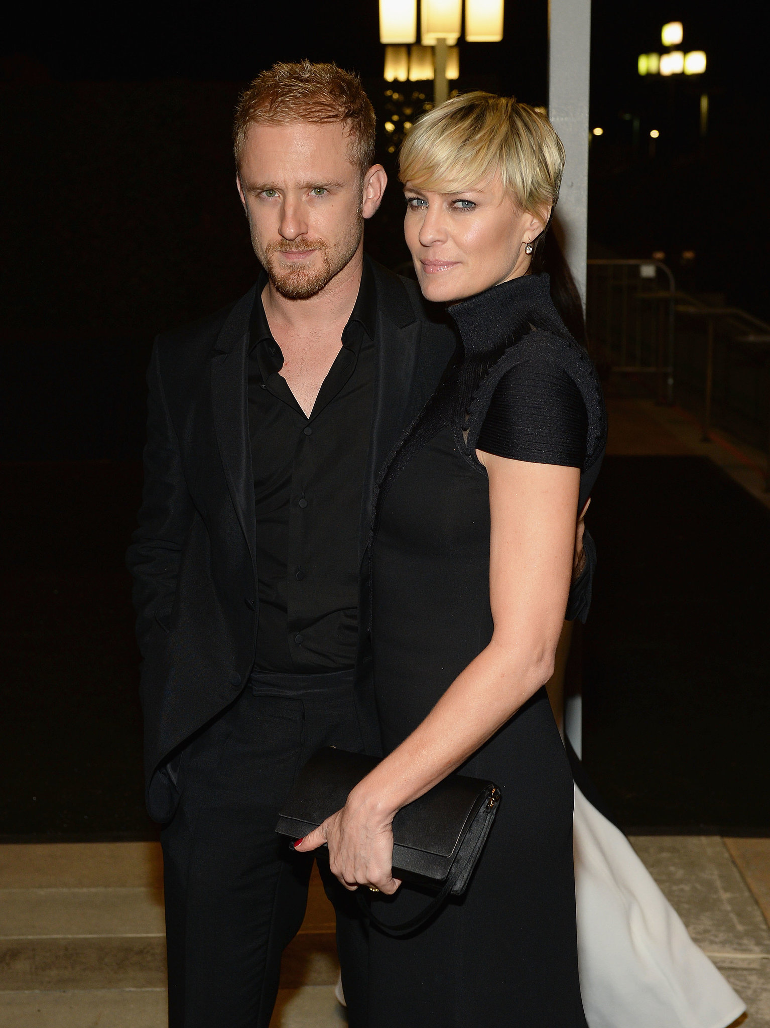 Robin Wright and Ben Foster attended the 2013 Emmys Governors Ball