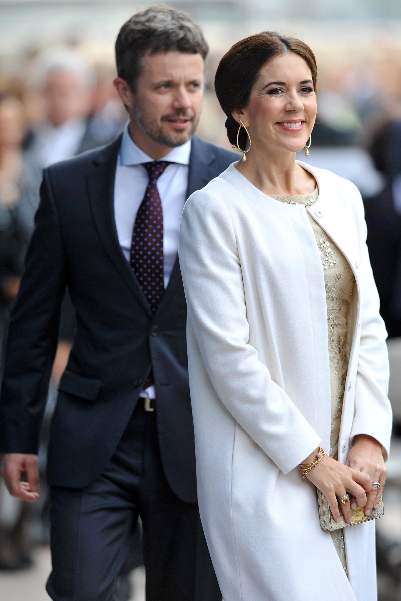 Prince Frederik and Princess Mary arrived at the 40th Anniversary All