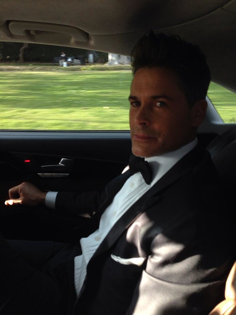 Rob Lowe sported a dapper look for the Golden Globes.
Source: Twitter user RobLowe
Rob Lowe sported a dapper look for the Golden Globes.
Source: Twitter user RobLowe