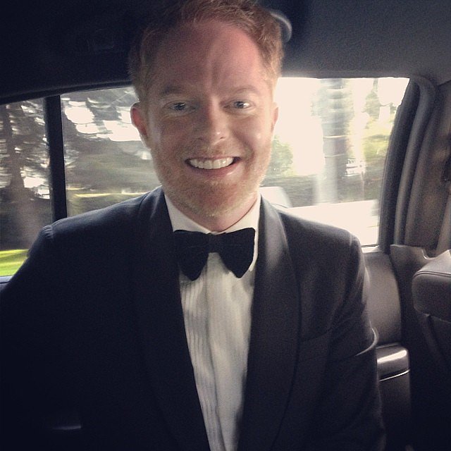 Jesse Tyler Ferguson showed off his bow tie on his way to the show.
Source: Instagram user jessetyler
Jesse Tyler Ferguson showed off his bow tie on his way to the show.
Source: Instagram user jessetyler