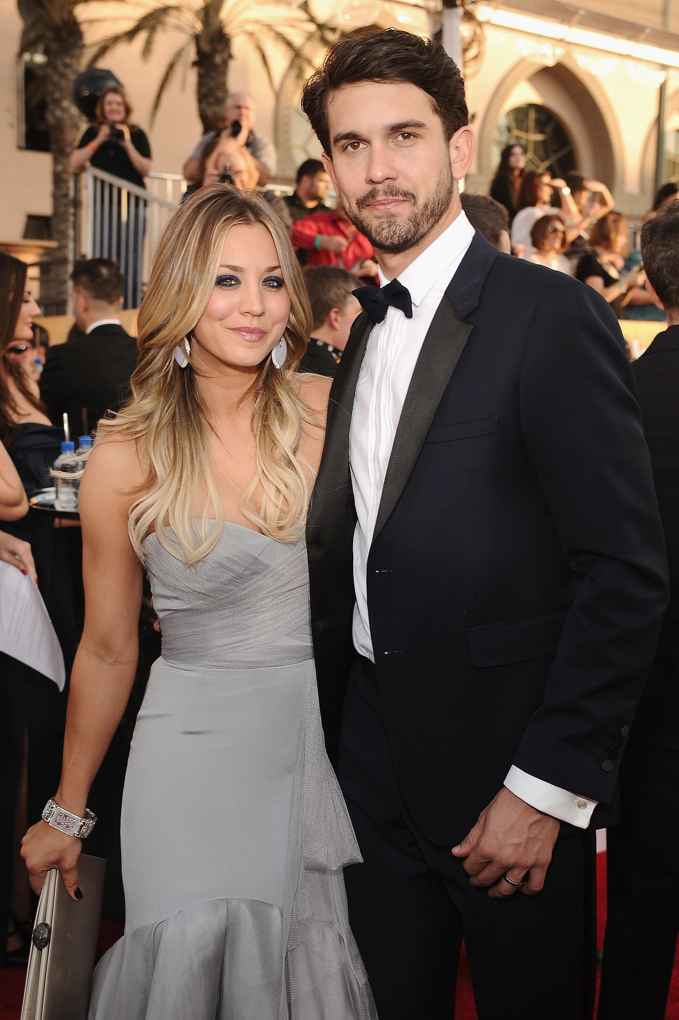 Kaley Cuoco Stayed Close To Her New Husband Ryan Sweeting On The