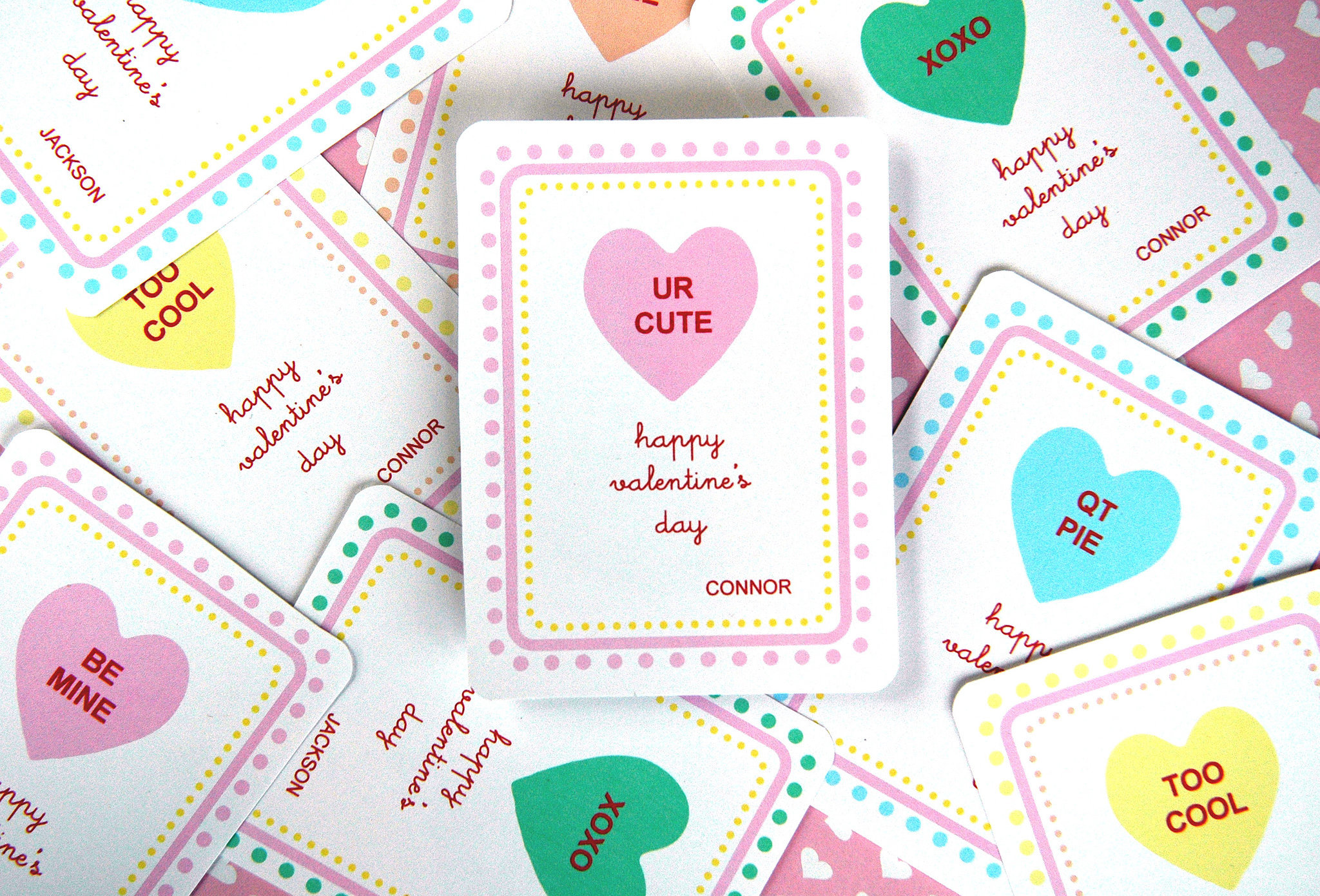 Candy Hearts Valentine s Printable 50 Free Valentine s Printable Cards That Aren t Corny