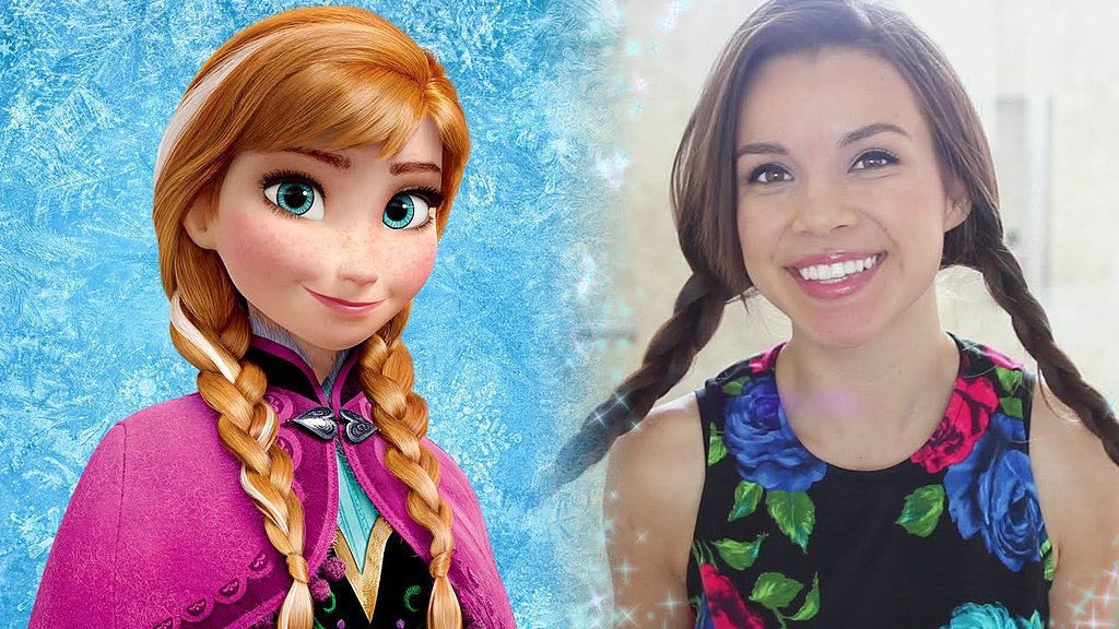 How To Do Your Hair Like Anna And Elsa From Frozen Popsugar Moms 
