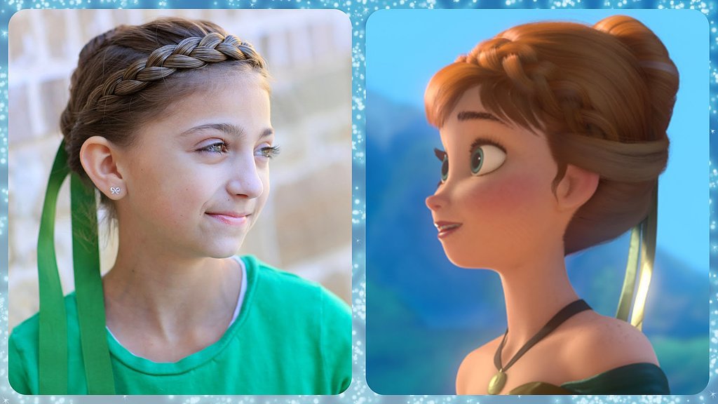 How To Do Your Hair Like Anna And Elsa From Frozen POPSUGAR Moms