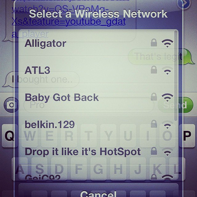 Thinking of a Clever WiFi Network Name Thinking of a Clever WiFi Network Name