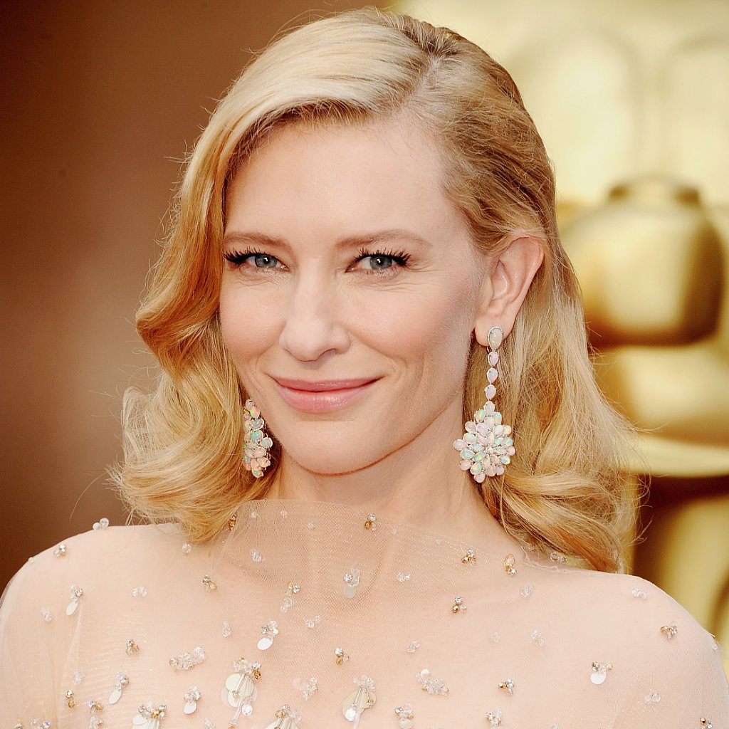 Cate Blanchetts Hair And Makeup At Oscars 2014 Popsugar Beauty