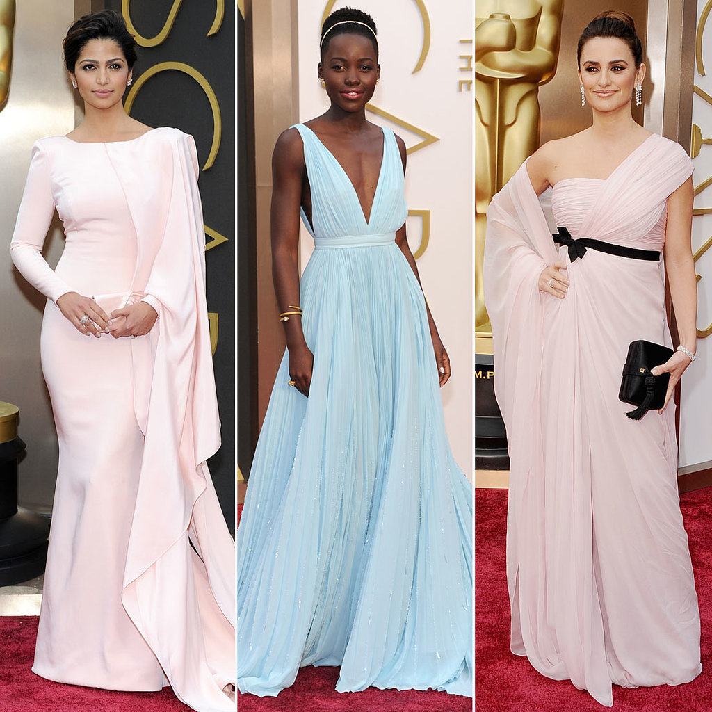 Pastel Dress Trend at Oscars 2014