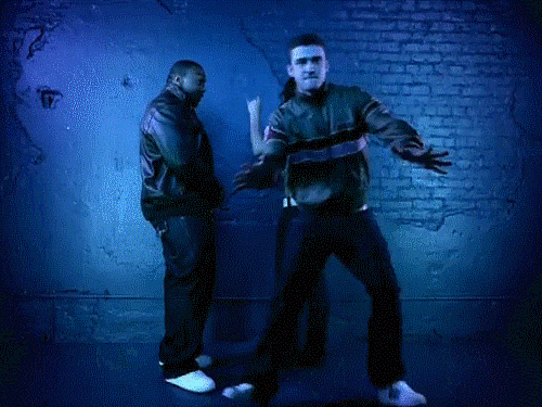 When he made this move in the "Give It to Me" video. When he made this move in the "Give It to Me" video.